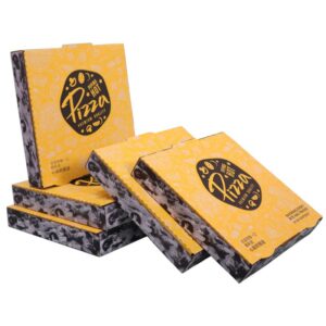 Custom logo pizza boxes with printed branding