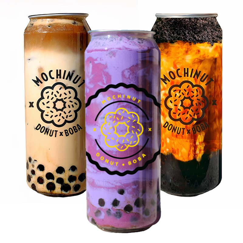 Custom PP Can Shaped Plastic Cups for Bubble Tea - Image 5
