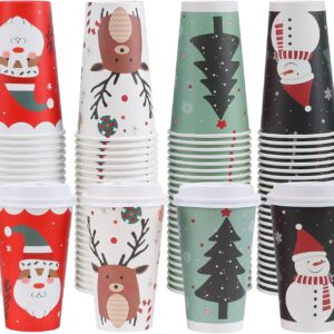 Holiday Paper Coffee Cups with Custom Seasonal Printing