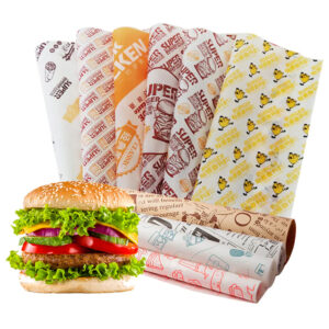 Custom Burger Wrapping Paper