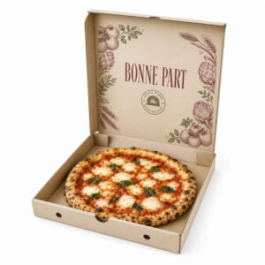 Custom Kraft Pizza Boxes with Full-Color Printing