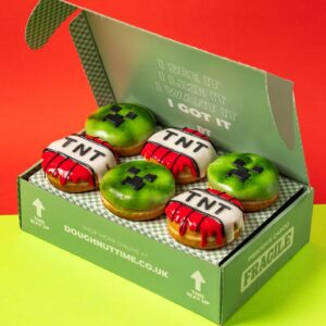Custom 6 Donut Boxes with Logo
