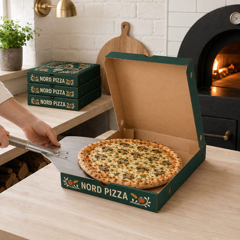 Custom Corrugated Pizza Boxes for Food Delivery - Image 3