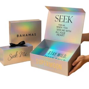 Holographic Magnetic Gift Boxes