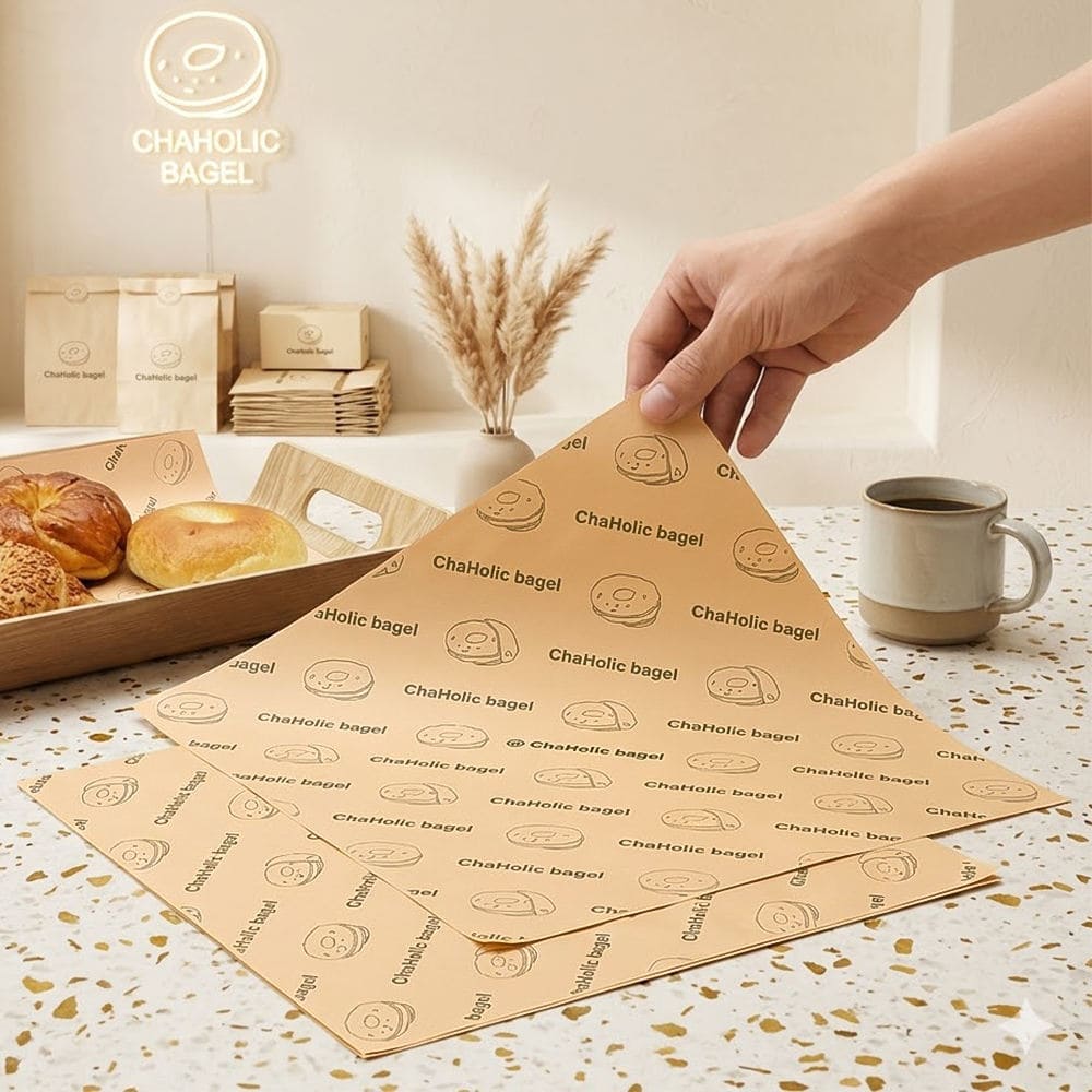Custom Bakery Wrapping Paper - Image 3