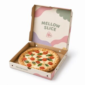 Custom Pizza Boxes with Inside and Outside Printing