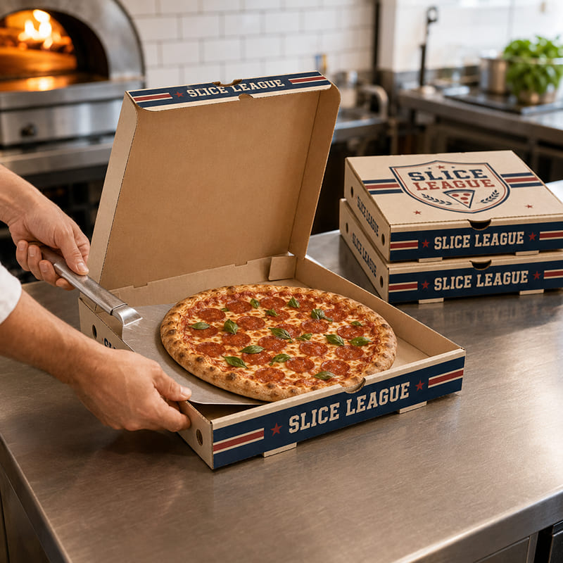 Custom Pizza Takeaway Boxes for Pizzerias - Image 6