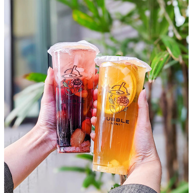 Custom Clear PP Cups for Fruit Tea and Cold Drinks - Image 3