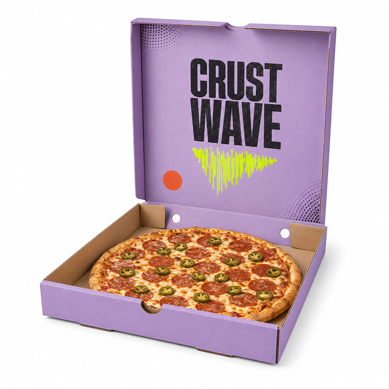 Custom Color Printed Pizza Boxes with Logo