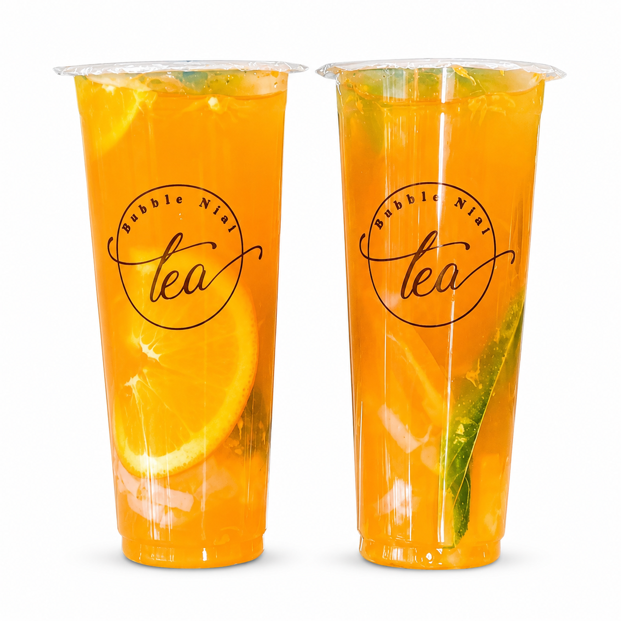 Custom Clear PP Cups for Fruit Tea and Cold Drinks