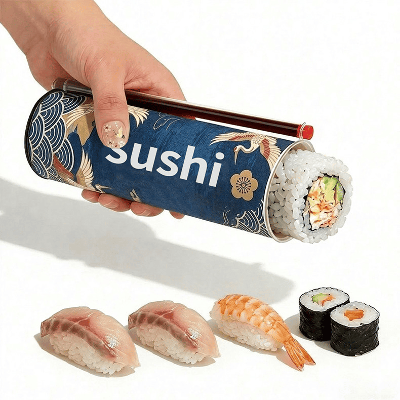 Custom Sushi Tube Packaging - Image 2