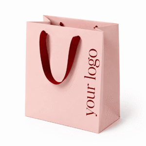 Custom Ribbon Handle Paper Bags