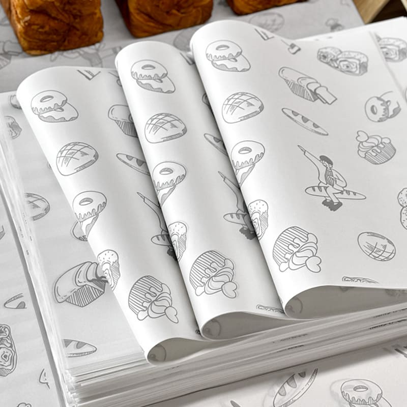 Custom Greaseproof Paper for Bakery, Burger and Food Wrapping - Image 3